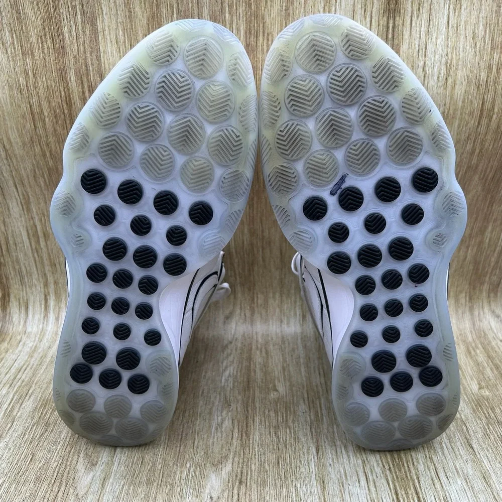 Nike Air Zoom‎ GT Hustle 2 Men's 11.5 White Black Basketball Shoes DJ9405-102